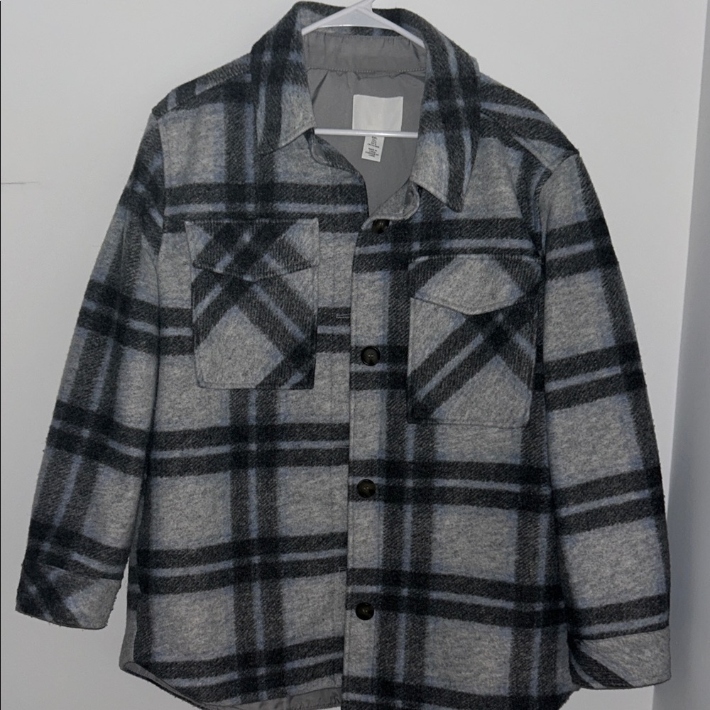 H&M Shirt Jacket Flannel